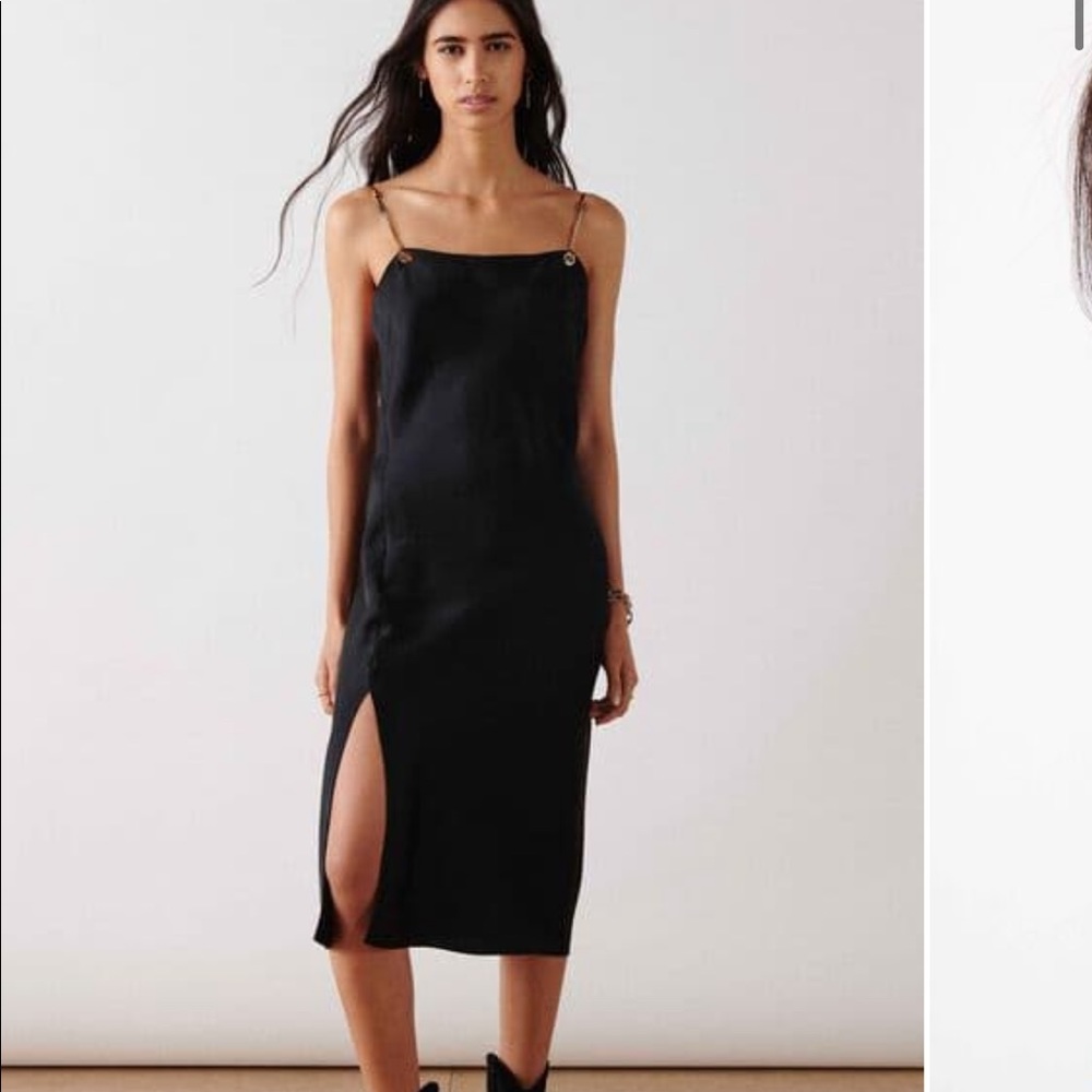 Ba&sh Black Sexy Shift Naely Dress